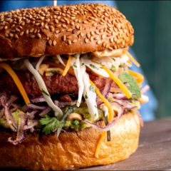 L’hamburger vegano di Al Mercato Steaks & Burgers